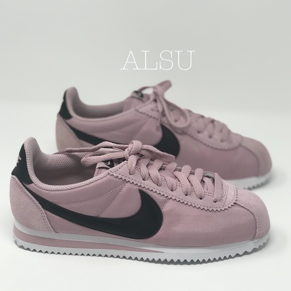 Nike Classic Cortez Nylon Plum Chalk W AUTHENTIC - Picture 2 of 8